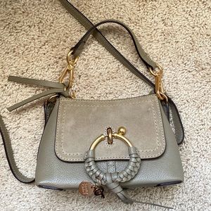 See by Chloe Joan Mini Crossbody in Motty Grey